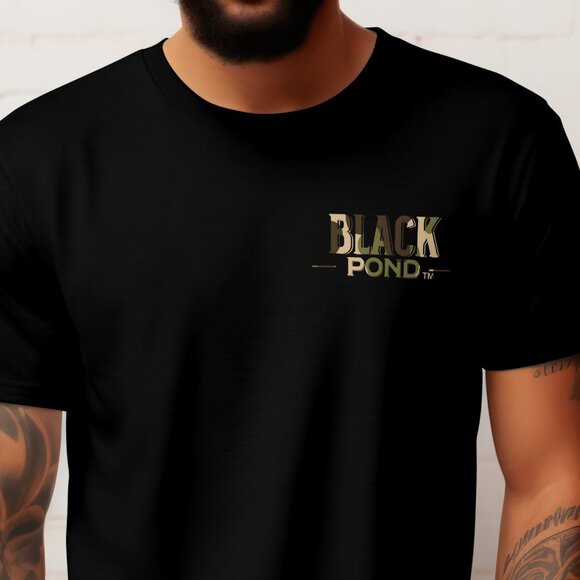 Black Pond Duck Hunt Club T-shirt Black Unisex - Picture 2 of 2